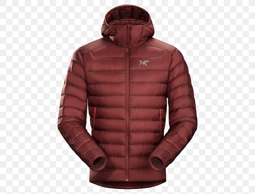 Hoodie Arc'teryx Clothing Down Feather Jacket, PNG, 450x625px, Hoodie, Clothing, Daunenjacke, Down Feather, Gilets Download Free