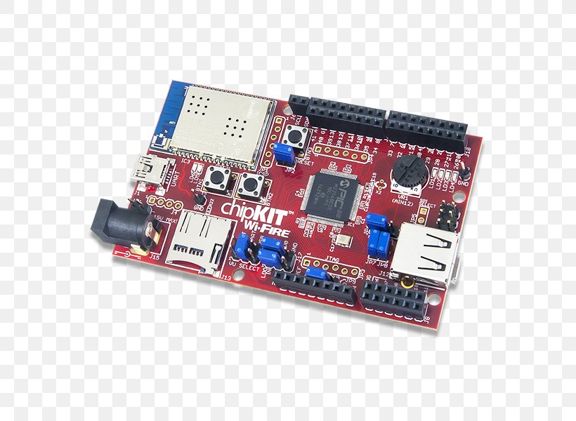 PIC Microcontroller Electronics Mikroelektronika Pmod Interface, PNG, 600x600px, Microcontroller, Arduino, Circuit Component, Circuit Prototyping, Electrical Network Download Free