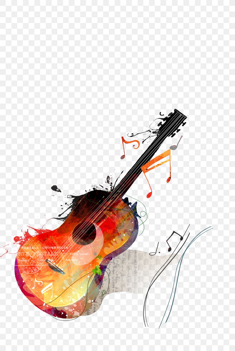 Watercolor Painting Guitar Drawing Canvas, PNG, 2050x3050px, Watercolor, Cartoon, Flower, Frame, Heart Download Free