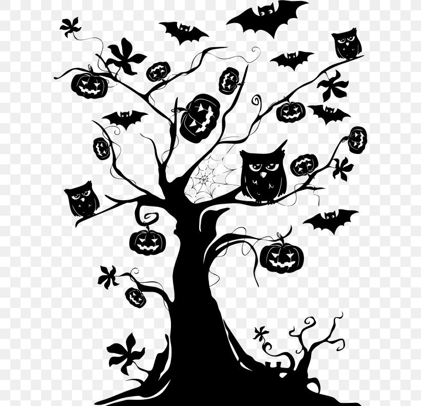 Drawing Halloween Clip Art, PNG, 612x791px, Drawing, Art, Artwork, Black, Black And White Download Free