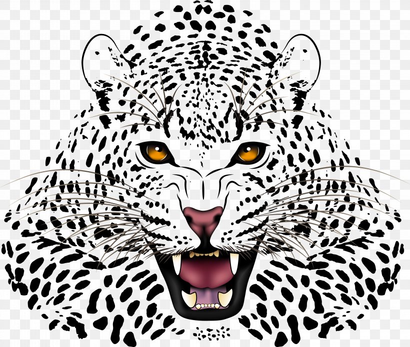 Leopard Jaguar Illustration, PNG, 6413x5441px, Watercolor, Cartoon, Flower, Frame, Heart Download Free