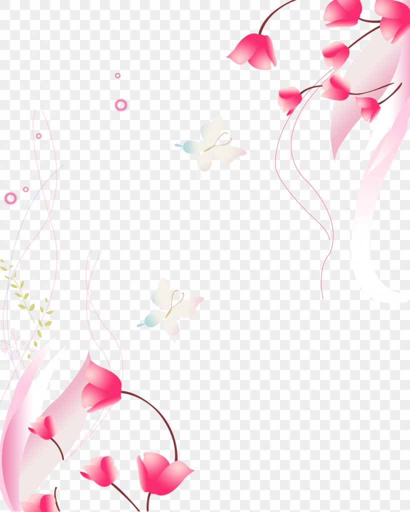 Pink Elegant Wardrobe Door Pattern, PNG, 3707x4633px, Color, Flower, Heart, Magenta, Petal Download Free