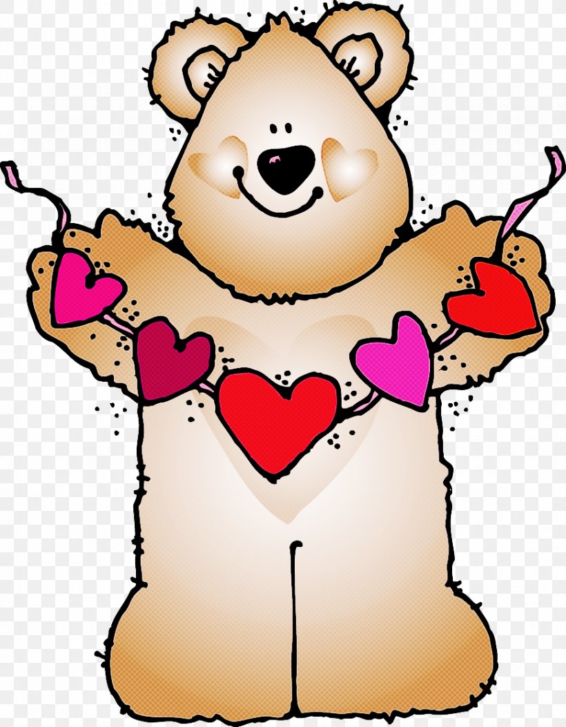 Teddy Bear, PNG, 870x1118px, Cartoon, Finger, Happy, Heart, Smile Download Free