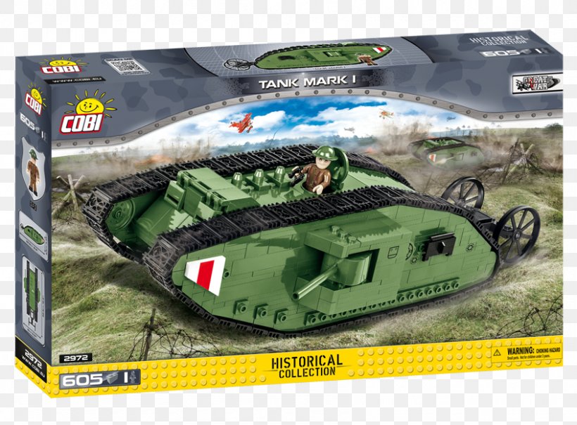 First World War Cobi Toy Block Mark I British Heavy Tanks Of World War I, PNG, 845x624px, First World War, Automotive Exterior, Battle Of The Somme, British Heavy Tanks Of World War I, Cobi Download Free