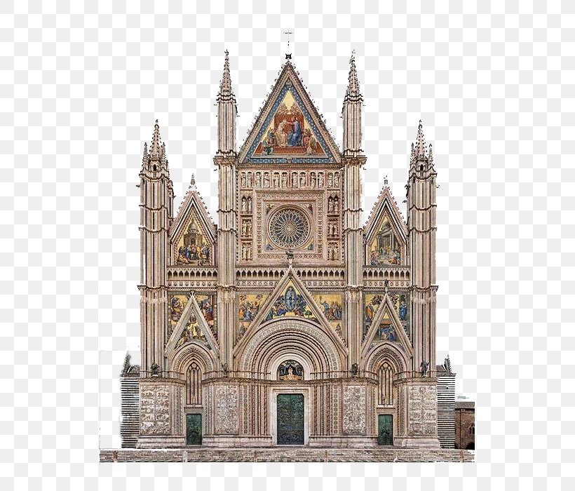 Orvieto Cathedral Notre-Dame De Paris Facade Building, PNG, 818x700px, Orvieto Cathedral, Abbey, Architecture, Basilica, Building Download Free