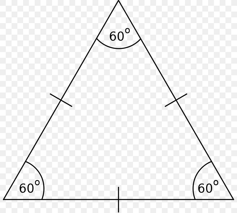Equilateral Triangle Equilateral Polygon Isosceles Triangle Right Triangle, PNG, 800x737px, Equilateral Triangle, Acute And Obtuse Triangles, Area, Black And White, Diagram Download Free