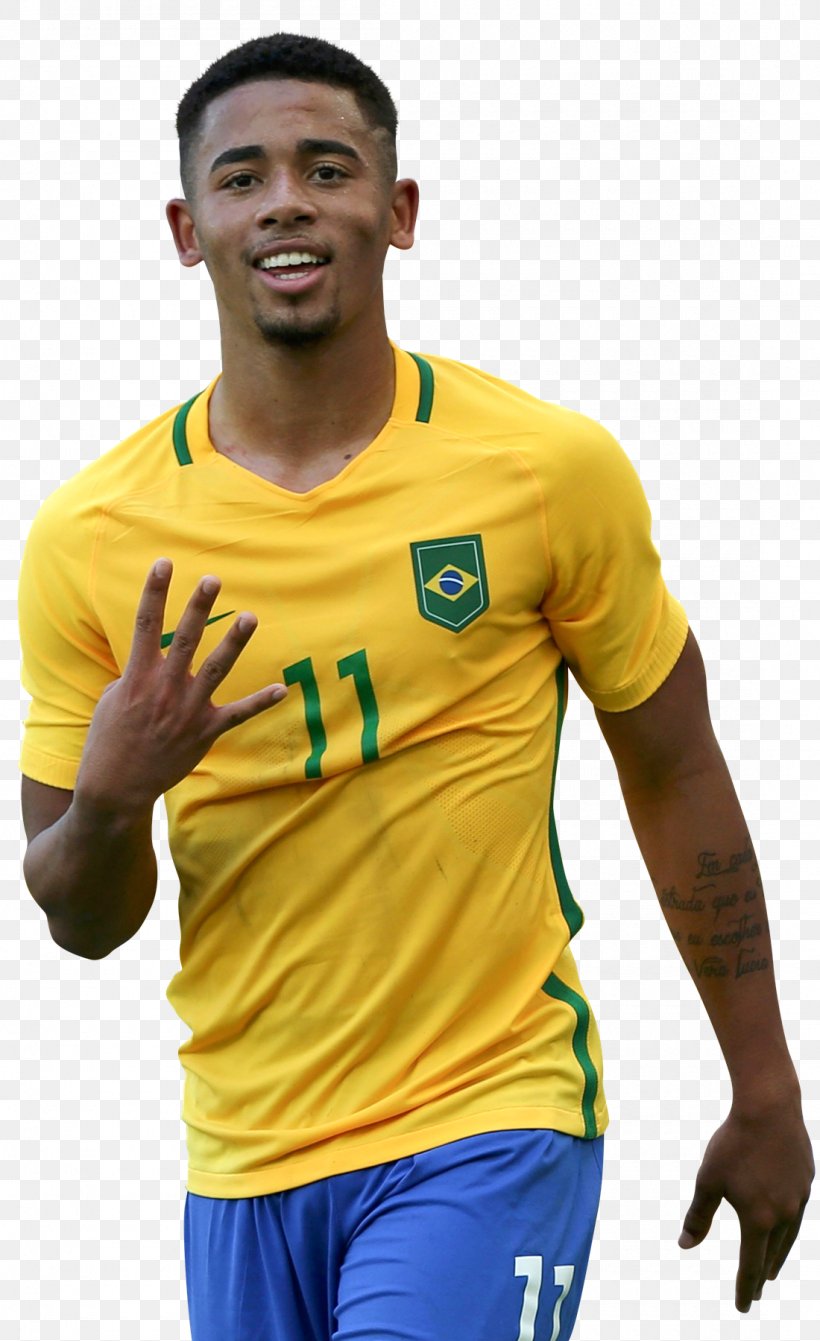 Gabriel Jesus Brazil National Football Team 18 Fifa World Cup Manchester City F C Png 1100x1800px 14