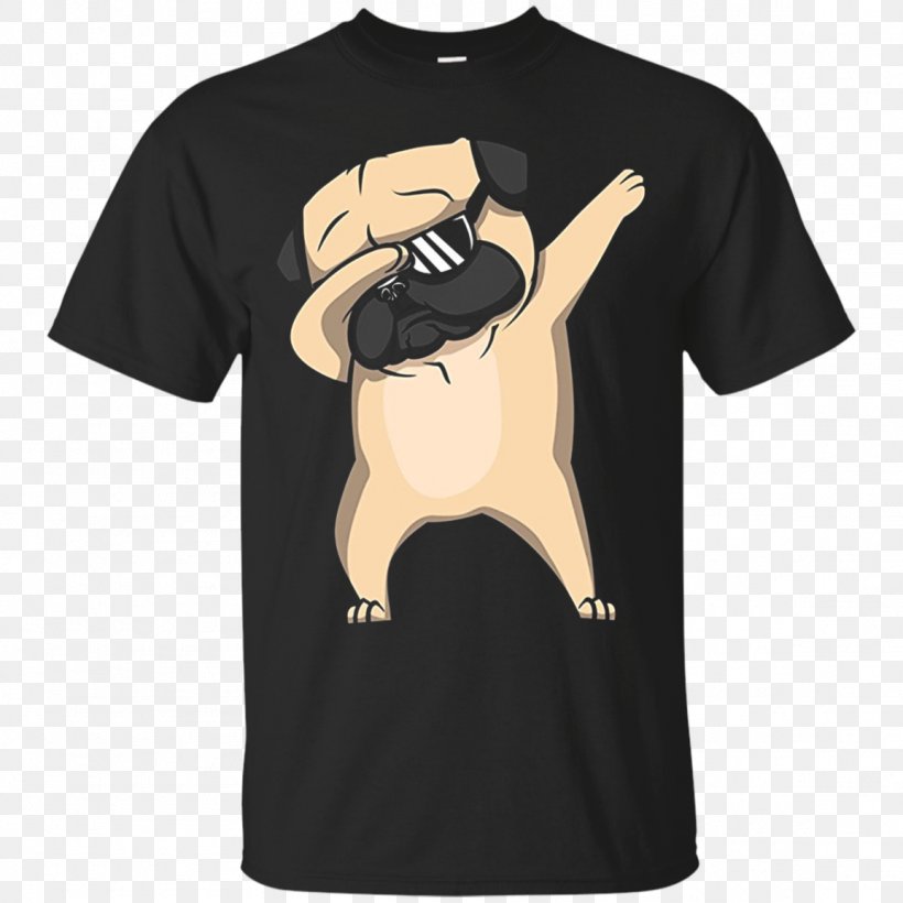 T-shirt Pug Puppy Hoodie, PNG, 1155x1155px, Tshirt, Active Shirt, Black, Brand, Clothing Download Free
