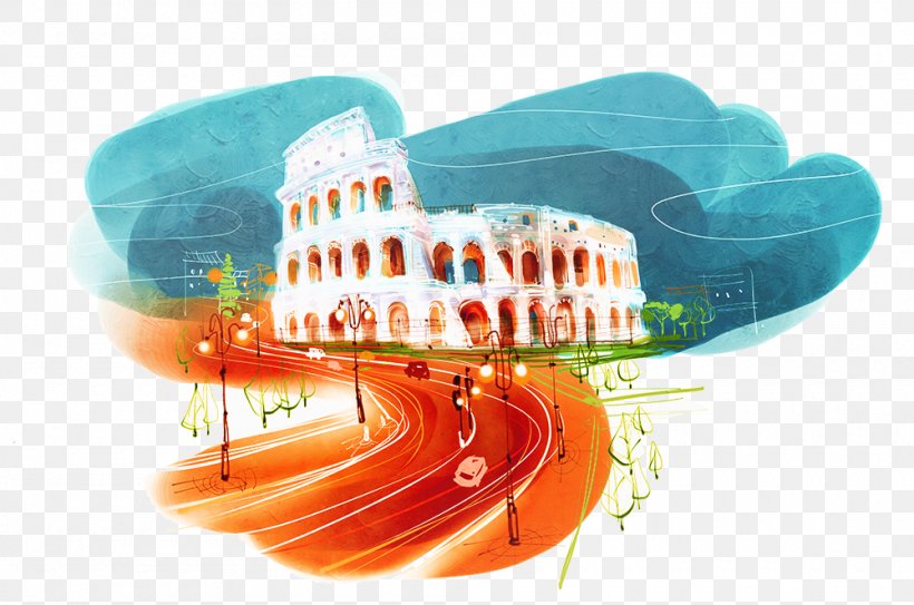 Colosseum Soul Land Ancient Roman Architecture Painting, PNG, 1000x663px, Colosseum, Amphitheater, Ancient Roman Architecture, Architecture, Cartoon Download Free