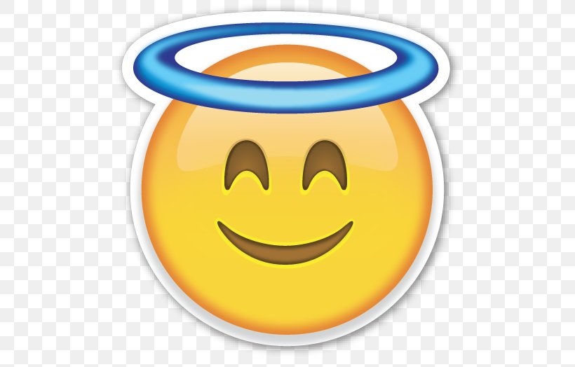 Emoji Smiley Angel Sticker Emoticon, PNG, 503x524px, Emoji, Angel, Bible, Clip Art, Emoticon Download Free