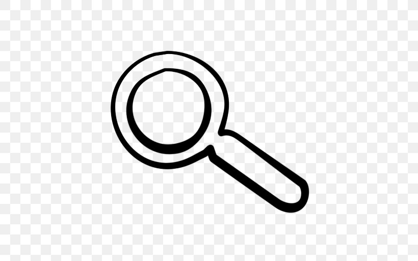 Magnifying Glass Clip Art, PNG, 512x512px, Magnifying Glass, Application Software, Area, Black And White, Brand Download Free