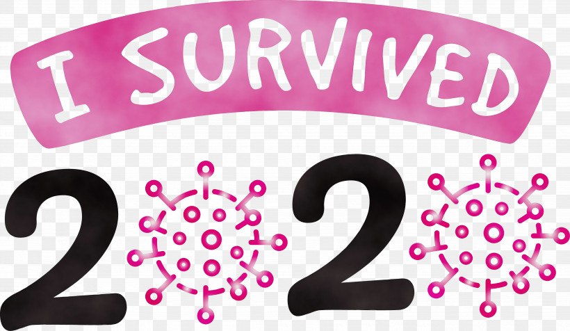 2020 Icon 2019–20 Coronavirus Pandemic Music Download Survivor, PNG, 3684x2140px, I Survived, Music Download, Paint, Survivor, Watercolor Download Free
