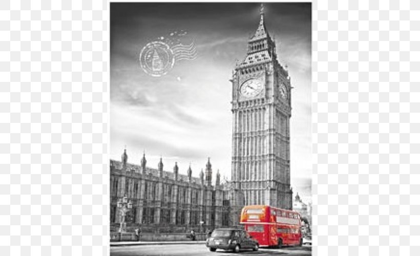 Big Ben Jigsaw Puzzles Puzz 3D Westminster Bridge Palace Of Westminster, PNG, 500x500px, Big Ben, Black And White, Building, Clock Tower, England Download Free
