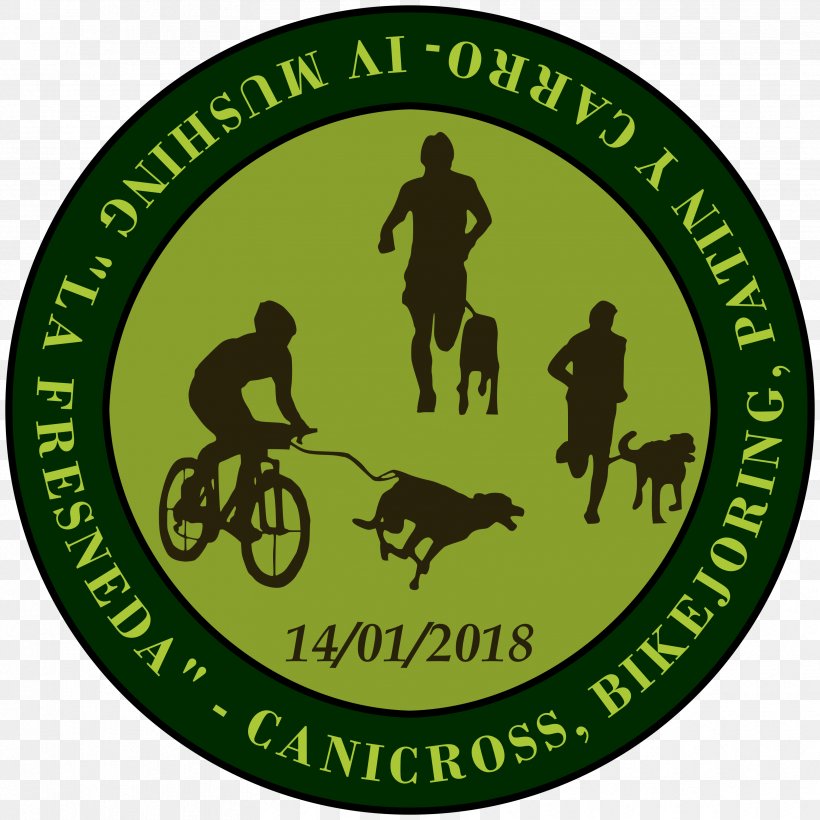 Dog Canicross Mushing Bikejoring Urbanización La Fresneda, PNG, 3319x3319px, Dog, Asturias, Badge, Bikejoring, Brand Download Free
