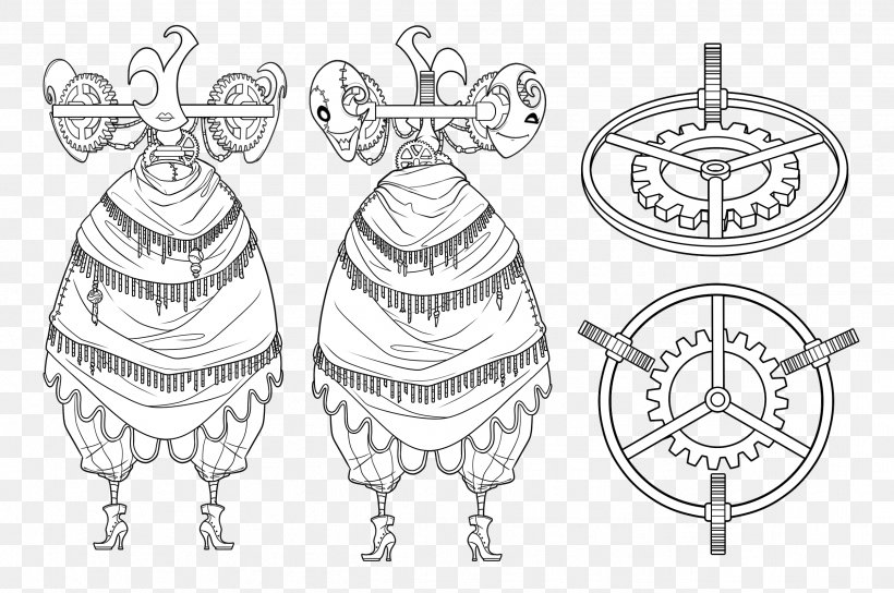 Sketch Line Art Cartoon Product Design, PNG, 2514x1669px, Line Art, Animal, Artwork, Black And White, Body Jewellery Download Free