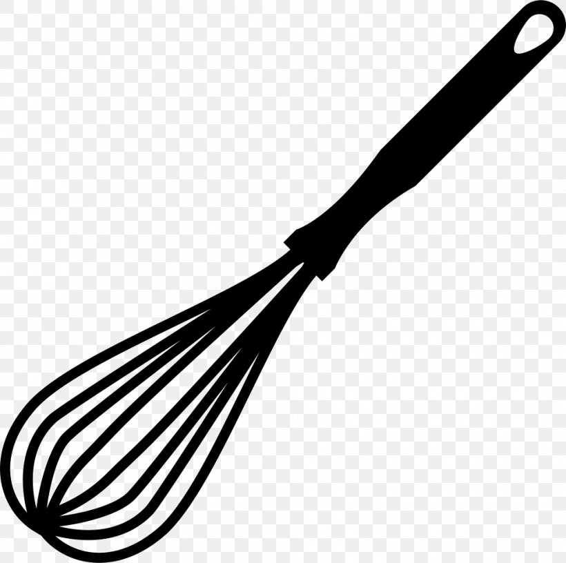 Whisk Kitchen Utensil Tool Clip Art, PNG, 980x976px, Whisk, Black And White, Fork, Kitchen, Kitchen Utensil Download Free