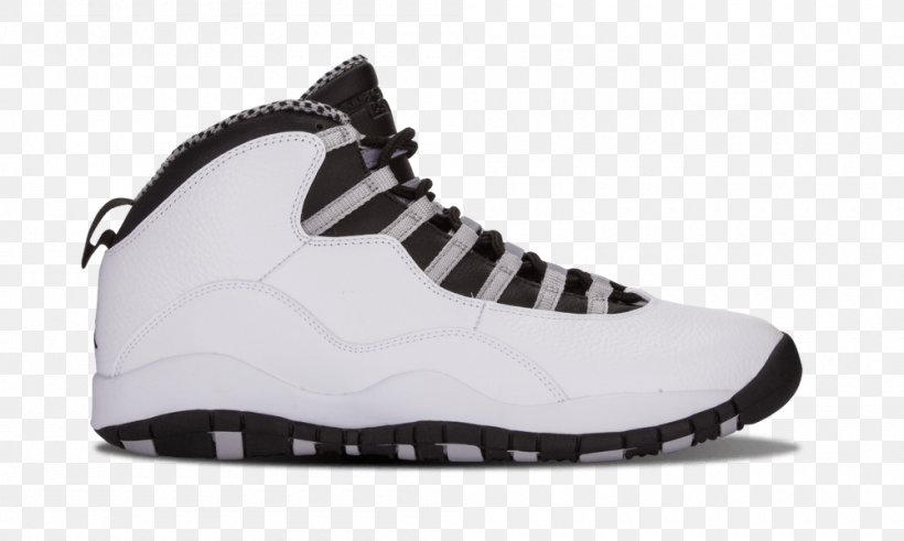 Air Jordan Sneakers Shoe Nike White, PNG, 1000x600px, Air Jordan, Basketball Shoe, Basketballschuh, Black, Brand Download Free