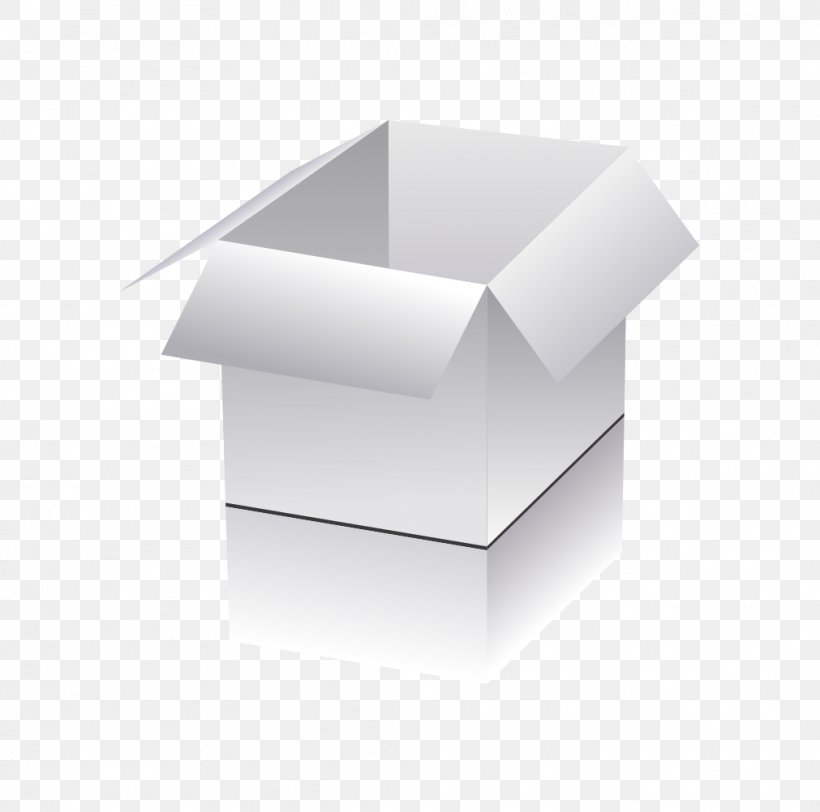 Euclidean Vector Box Computer File, PNG, 1011x1002px, Box, Black And White, Gratis, Rectangle, Solid Geometry Download Free