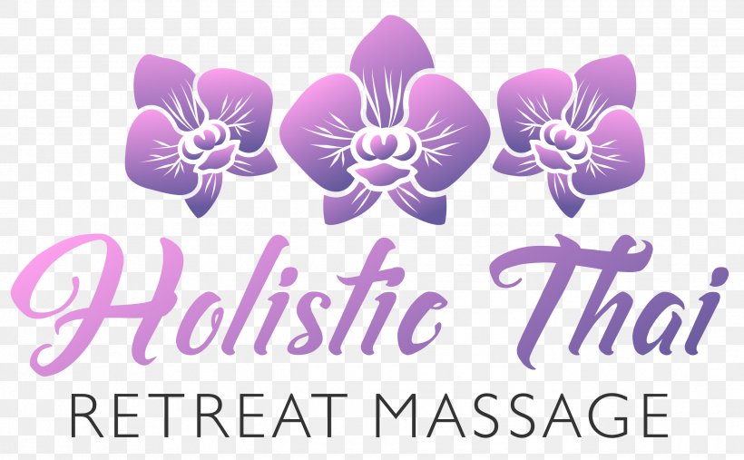 Holistic Thai Retreat & Massage Thai Massage Spring Therapy, PNG, 2546x1577px, Massage, Brand, Clinic, Flower, Logo Download Free