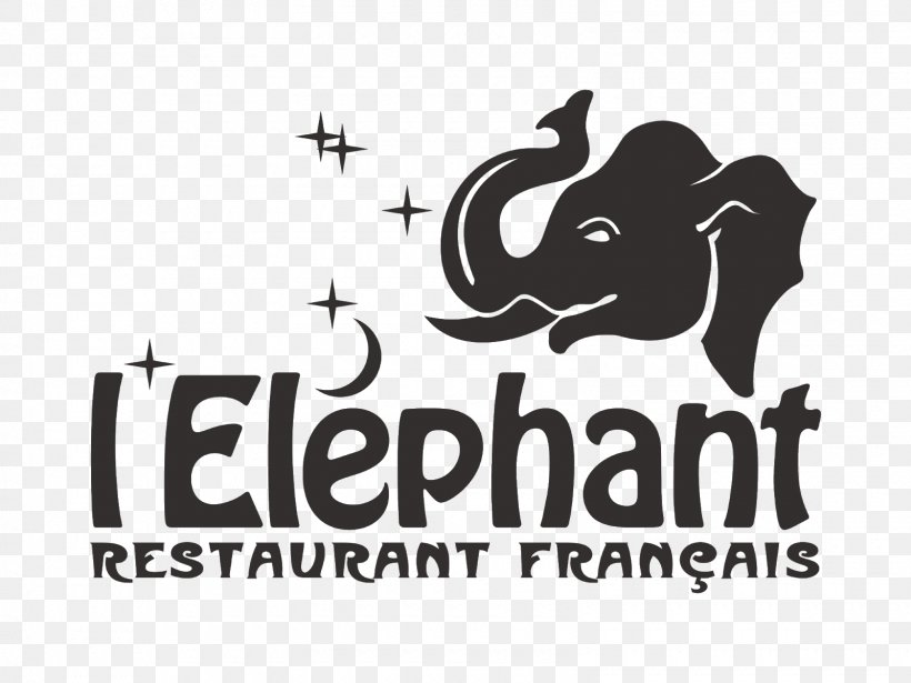 Logo Vector Graphics Elephants Design, PNG, 1600x1200px, Logo, Black And White, Brand, Drawing, Elephants Download Free