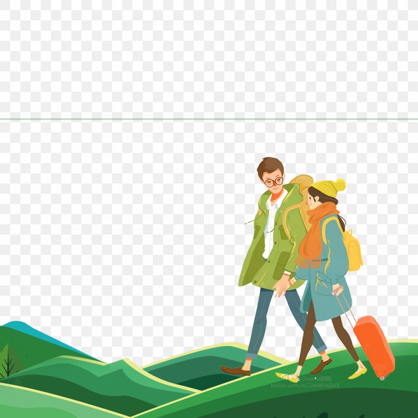 Travel Tourism Illustration, PNG, 1000x1000px, Travel, Art, Backpack, Backpacking, Grass Download Free