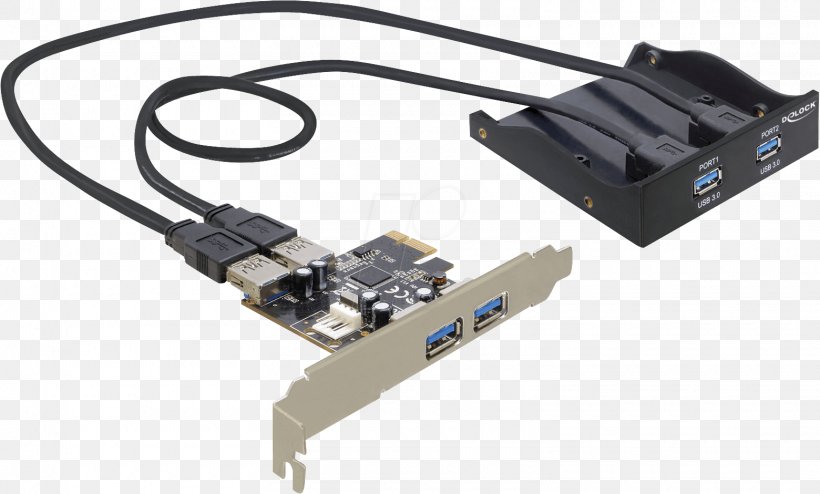 PCI Express USB 3.0 Adapter Interface, PNG, 1560x940px, Pci Express, Adapter, Auto Part, Computer, Computer Component Download Free