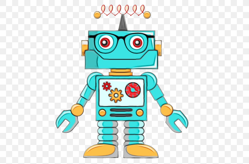 Robot Cartoon Machine Technology Toy, PNG, 474x543px, Watercolor, Cartoon, Machine, Paint, Robot Download Free