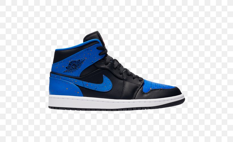 Air Jordan 1 Mid Nike Sports Shoes, PNG, 500x500px, Air Jordan, Adidas, Athletic Shoe, Basketball Shoe, Black Download Free