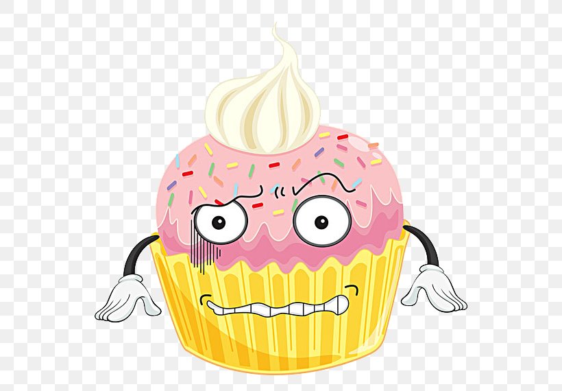 Cupcake Torta Birthday Cake Illustration, PNG, 600x570px, Cupcake, Baking Cup, Birthday Cake, Cake, Caricature Download Free