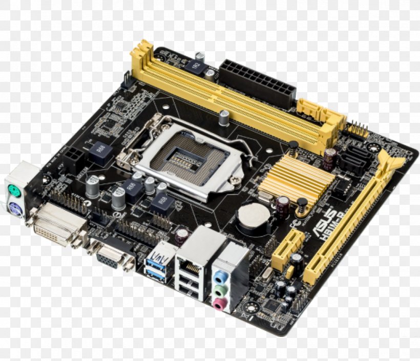 Intel LGA 1150 Motherboard ASUS H81M-R, PNG, 1428x1228px, Intel, Asus, Central Processing Unit, Chipset, Computer Component Download Free