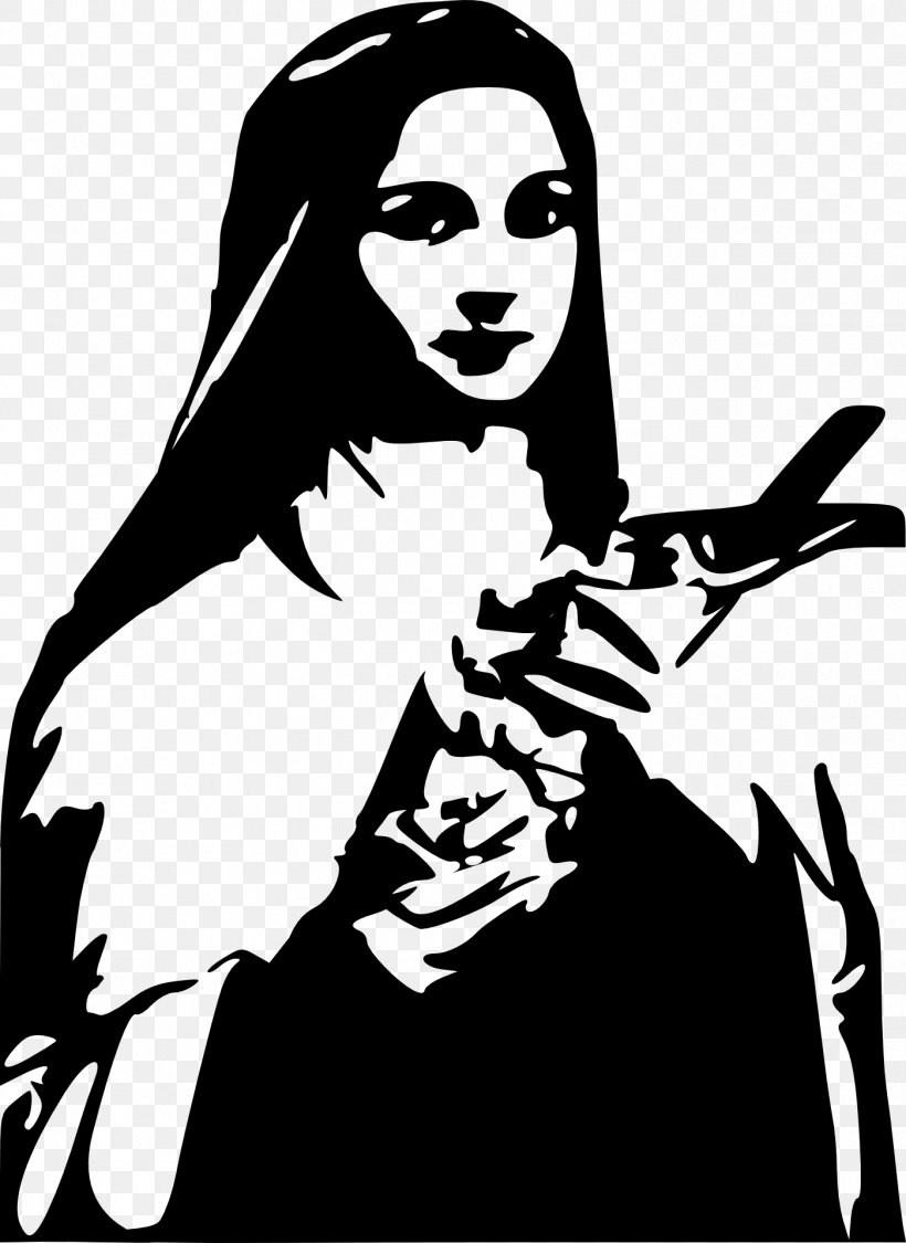 Therese Of Lisieux Saint Clip Art, PNG, 1399x1920px, Therese Of Lisieux, Art, Artwork, Black, Black And White Download Free