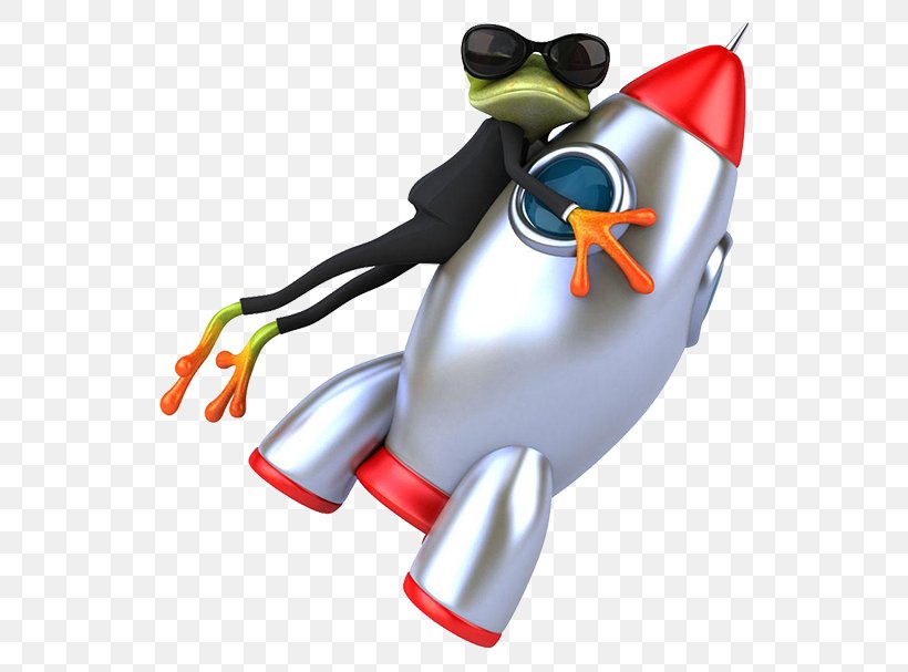 Frog Rocket Royalty-free Spacecraft, PNG, 567x607px, Frog, Beak, Bird, Flightless Bird, Penguin Download Free