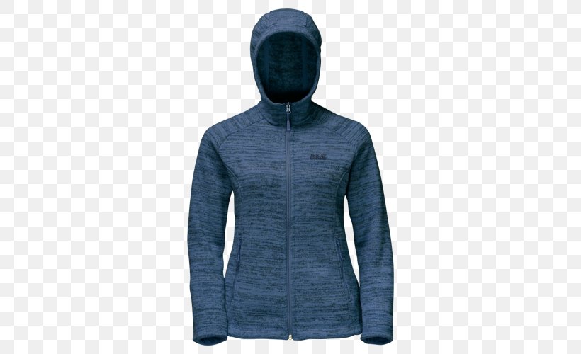 Jacket Polar Fleece Hood Clothing Outdoor Recreation, PNG, 500x500px, Jacket, Clothing, Coat, Electric Blue, Hiking Download Free