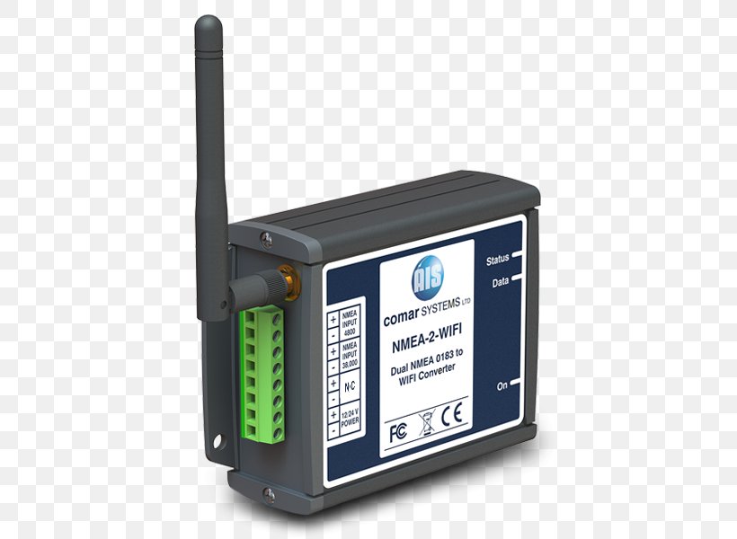 NMEA 0183 Wi-Fi Automatic Identification System NMEA 2000 Transmitter, PNG, 800x600px, Nmea 0183, Automatic Identification System, Computer Network, Electronic Device, Electronics Download Free