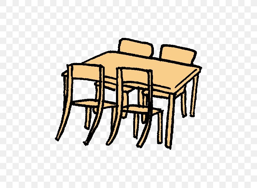 Table Line Clip Art, PNG, 600x600px, Table, Artwork, Cartoon, Chair, Furniture Download Free