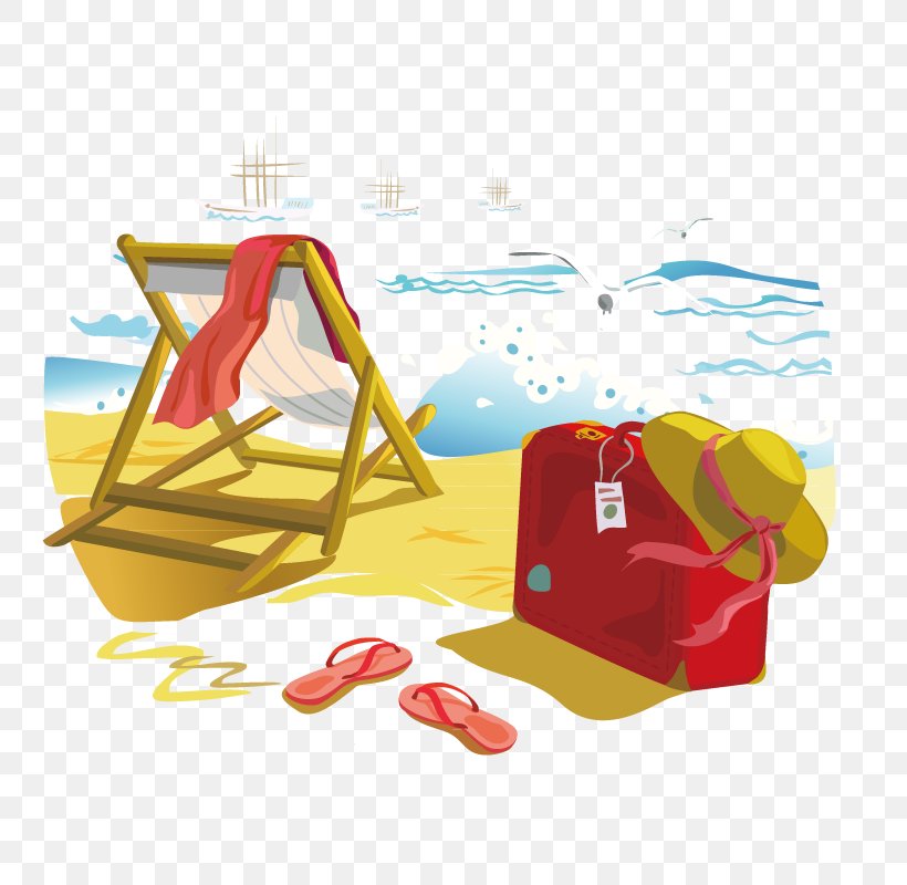 Beach Vacation Summer Euclidean Vector, PNG, 800x800px, Beach, Area, Art, Play, Red Download Free
