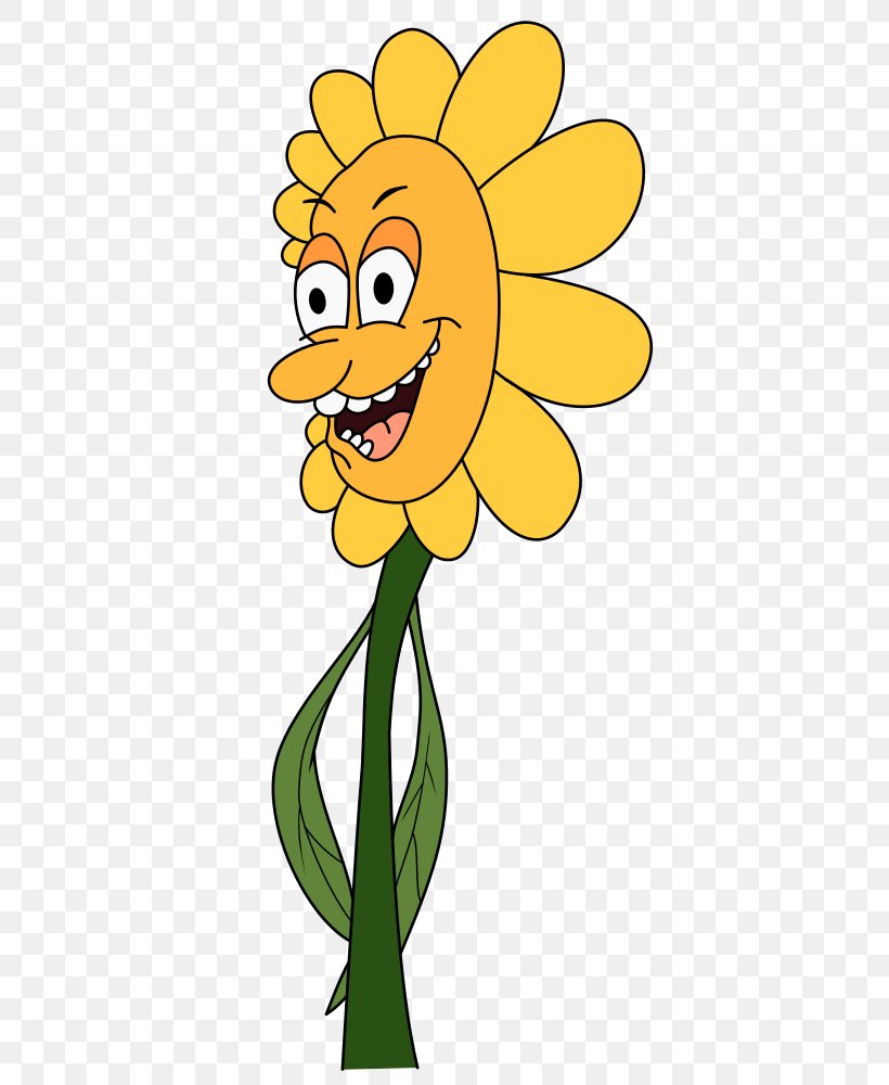 Common Sunflower Plant Clip Art, PNG, 547x1000px, Flower, Art, Artwork, Cartoon, Common Sunflower Download Free