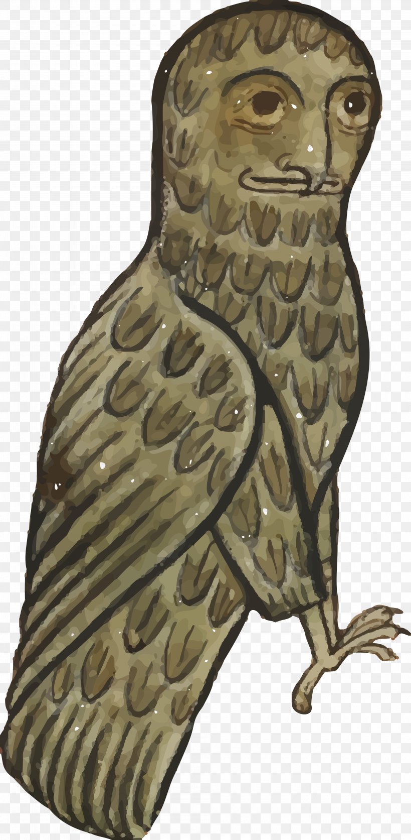 The Owl Bird Clip Art, PNG, 4000x8161px, Owl, Animal, Beak, Bestiary, Bird Download Free