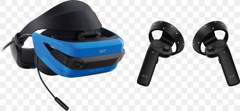 Head-mounted Display Laptop Windows Mixed Reality Headphones, PNG, 2999x1391px, Headmounted Display, Acer, Audio, Audio Equipment, Computer Download Free