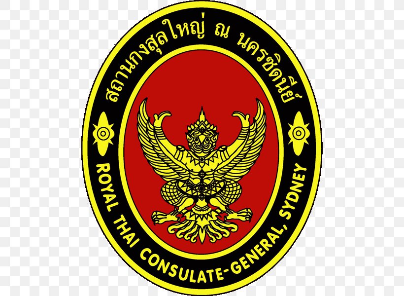 Thailand Royal Thai Consulate General, Chennai Thai Language, PNG, 490x600px, Thailand, Area, Badge, Brand, Consul Download Free