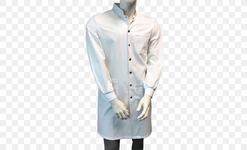 Dress Shirt Sleeve Lab Coats Collar White, PNG, 500x500px, Dress Shirt, Blouse, Button, Clothing, Coat Download Free