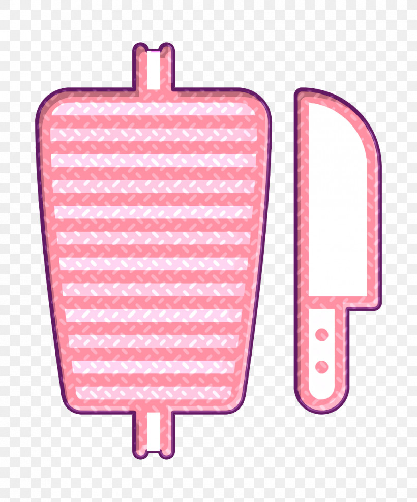 Food And Restaurant Icon Fast Food Icon Shawarma Icon, PNG, 1032x1244px, Food And Restaurant Icon, Fast Food Icon, Line, Meter, Pink M Download Free