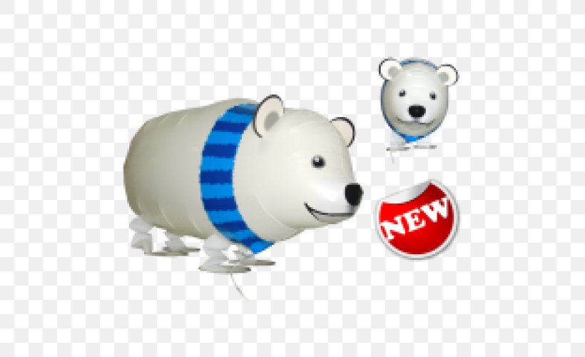 Polar Bear Toy Balloon Horse, PNG, 500x500px, Bear, Animal, Balloon, Carnivoran, Gas Balloon Download Free