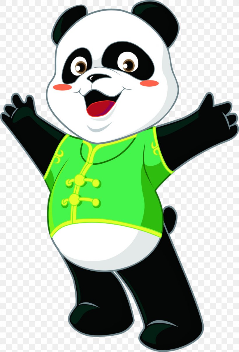 Giant Panda Cartoon Cuteness, PNG, 1024x1508px, Giant Panda, Advertising, Art, Cartoon, Cuteness Download Free
