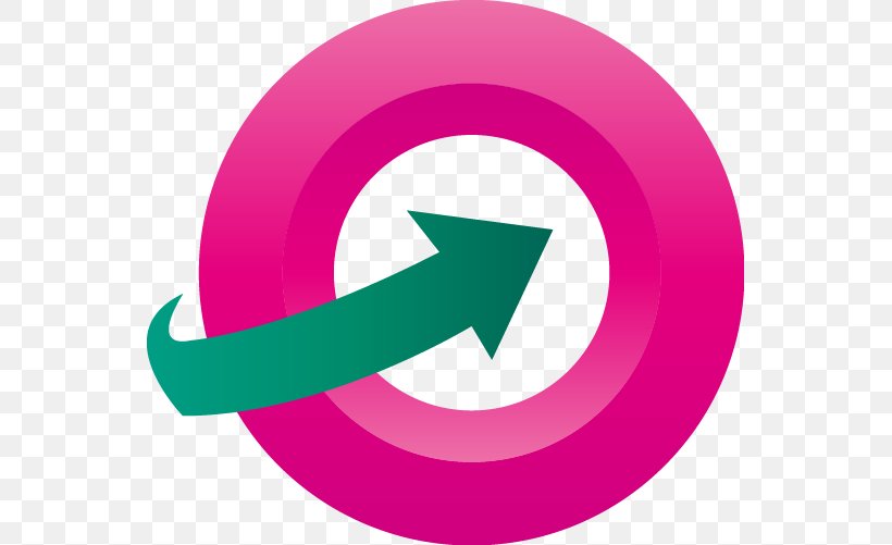 Green Arrow Pink Circle, PNG, 549x501px, Green Arrow, Green, Logo, Magenta, Pink Download Free