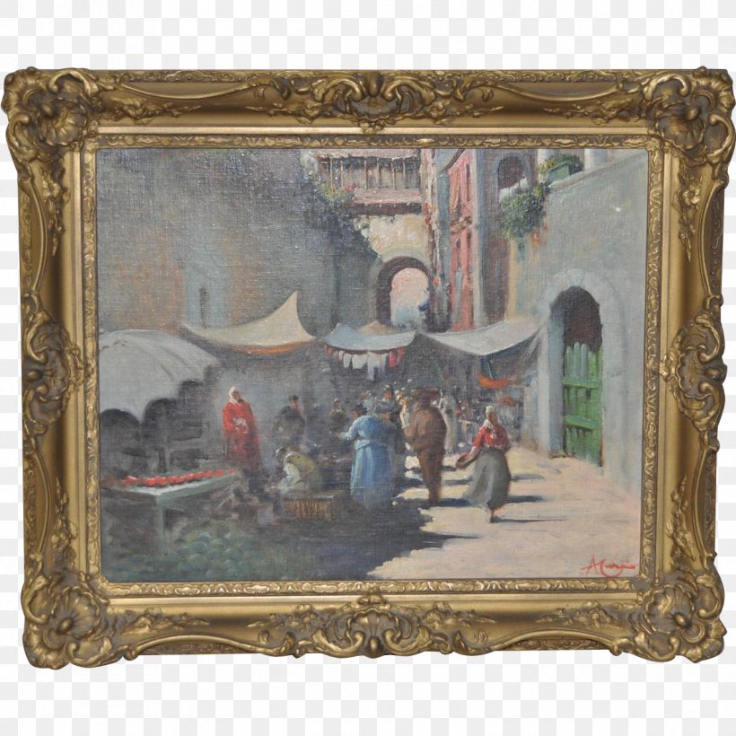 Oil Painting Picture Frames Mat French Military Soldier, PNG, 1194x1194px, Painting, Antique, Fishing Village, France, Gilding Download Free