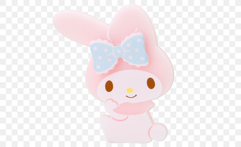 My Melody Sanrio Kavaii Cartoon Pink, PNG, 500x500px, My Melody, Cartoon, Character, Cuteness, Ear Download Free