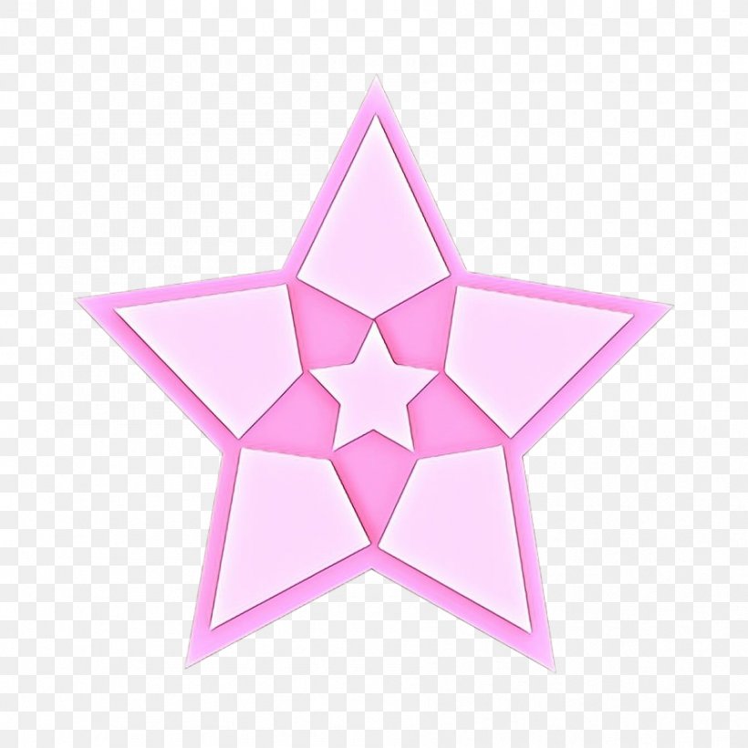 Pink Star Symmetry Pattern Triangle, PNG, 894x894px, Cartoon, Logo, Magenta, Pink, Star Download Free