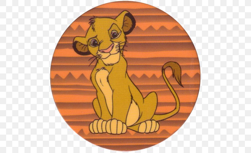 Whiskers Cat Simba The Lion King Cartoon, PNG, 500x500px, Whiskers, Animated Cartoon, Big Cat, Big Cats, Carnivoran Download Free