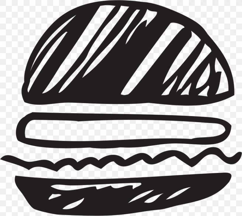 Hamburger Cheeseburger Chicken Sandwich Cheese Sandwich Street Food, PNG, 836x748px, Hamburger, Automotive Design, Black And White, Brand, Bun Download Free